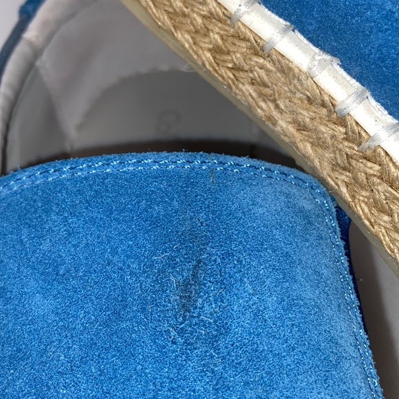 Calvin Klein Piper Men’s Slip On Loafers Sky Blue Suede Size 11.5 - Picture 8 of 12